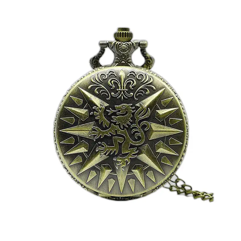 Colar Gusset Lannister Lion Vintage Masculino Feminino