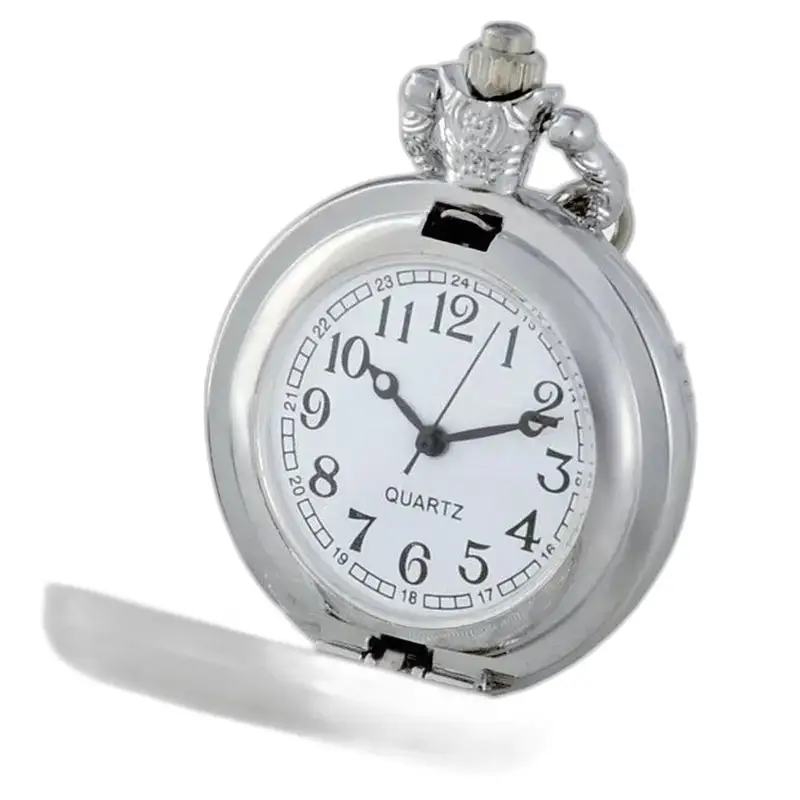 Montre Collier Rose Rouge Vintage Unisexe avec un élégant montre argentée